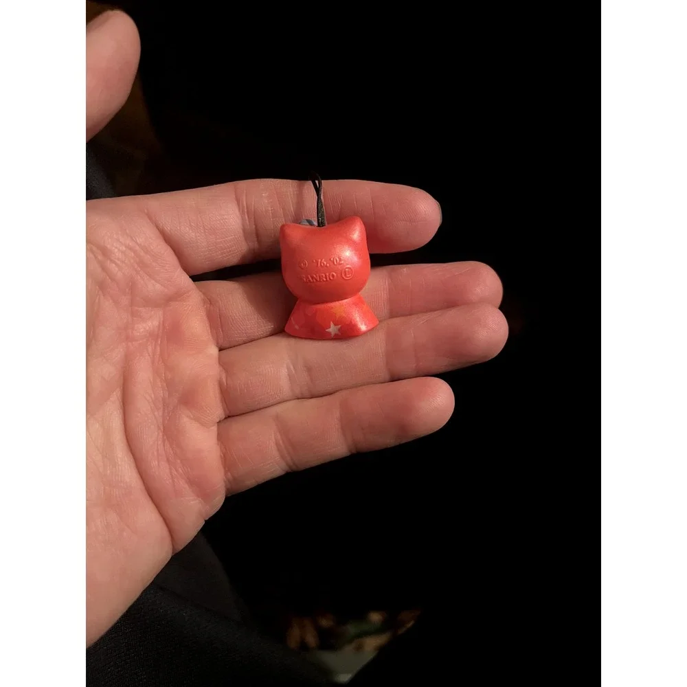 Vintage Sanrio Onegai Hello Kitty Teru Teru Mascot Phone Strap